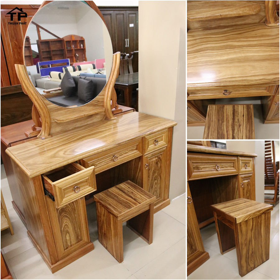 BÀN PHẤN GỖ HƯƠNG XÁM BP11HX