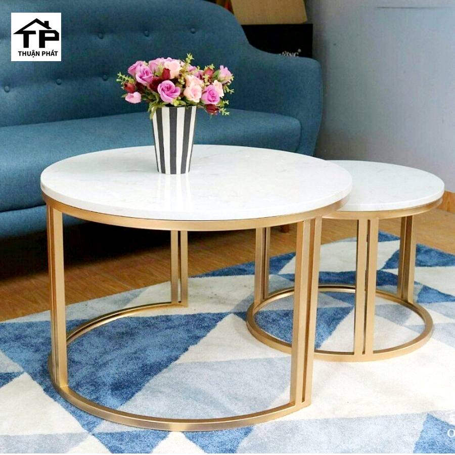 BÀN TRÀ CẶP MẶT ĐÁ